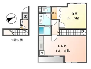 ETOILEMAEKAWA(エトワール前川)【2階】の間取り