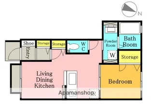 エスポワール西川口【102号室】の間取り
