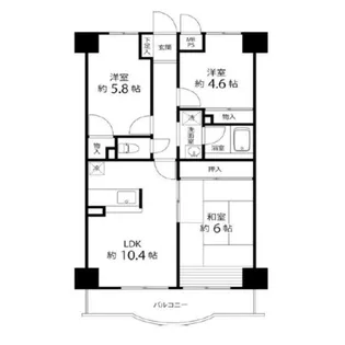 ルミエール3番館【2階】の間取り