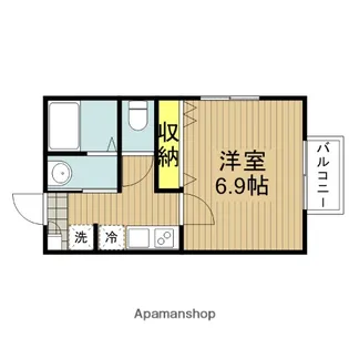 COMFORT【203号室】の間取り