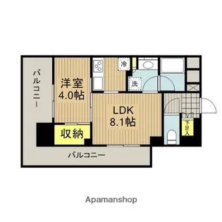 NEBEL蕨中央【13階】の間取り