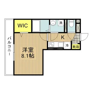 エルヴィータ【1階】の間取り