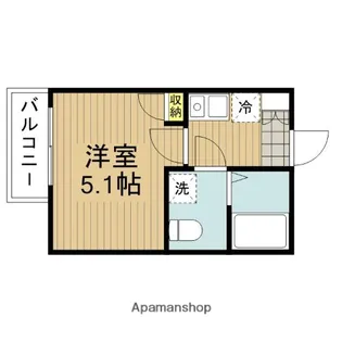 ラウレア蕨北町【2階】の間取り