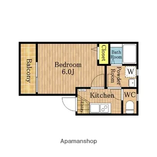 ブランドール芝【3階】の間取り