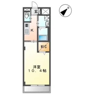 フランシール【1階】の間取り