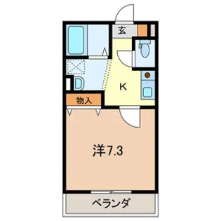 メゾン ウィスタリア【202号室号室】の間取り