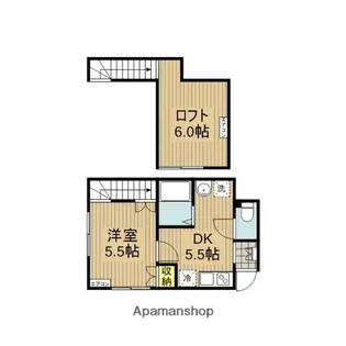 ARTE伊刈【101号室】の間取り