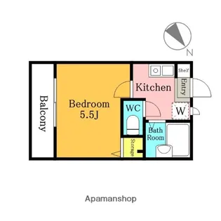 メルディア蕨【302号室】の間取り