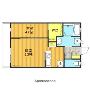 須賀第7ハイツ【2階】の間取り