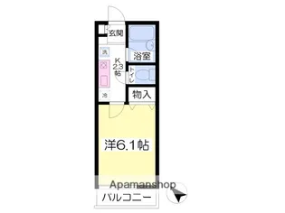 KーフラットⅠ【203号室】の間取り