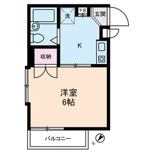 ボヌール南浦和【2階】の間取り