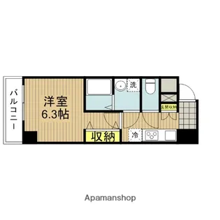 ライジングハウスゴテン【1階】の間取り