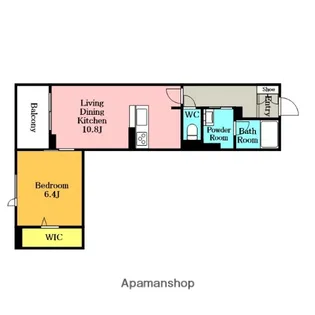 カーサクオーレ【2階】の間取り
