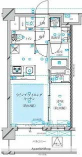 コージーコート蕨【4階】の間取り