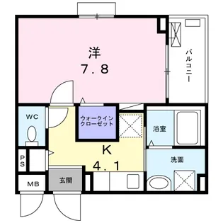 ネオ・グレイス 蕨【2階】の間取り