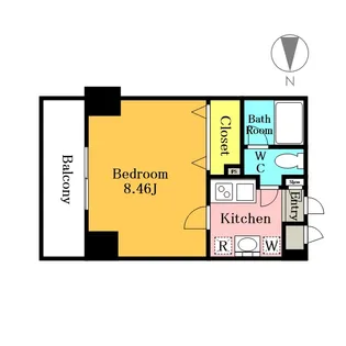 アルファコート蕨3【7階】の間取り