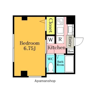 noir et blanc蕨【4階】の間取り