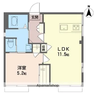 コーポセピア【1階】の間取り