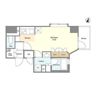 BPRレジデンス蕨【10階】の間取り