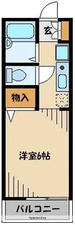 フラッツ本太【110号室】の間取り