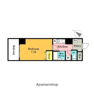 SK.CHARME【6階】の間取り