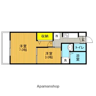 マキアージュ【102号室】の間取り