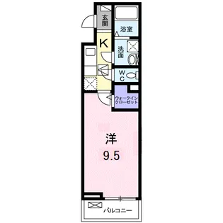 サニー・ブライト 文蔵【1階】の間取り