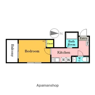 MELDIA蕨Ⅱ【1階】の間取り