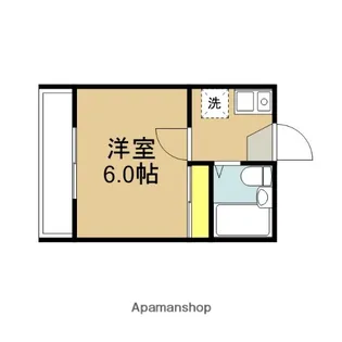 シャルマン【102号室】の間取り
