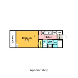 ESPACIO芝A【2階】の間取り