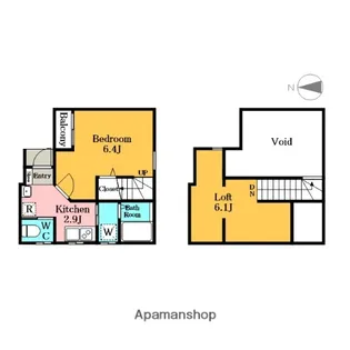 LIBERTA前上町【1階】の間取り