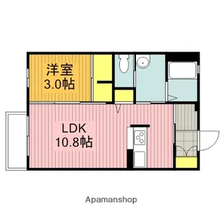 シャーメゾンオリーヴ2【205号室】の間取り