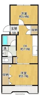 守屋ビル【2階】の間取り