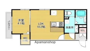 桜COURT【1階】の間取り