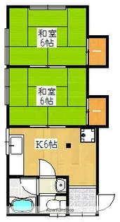 相馬アパート【2階】の間取り