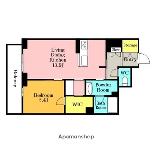 プレシア—ル【1階】の間取り