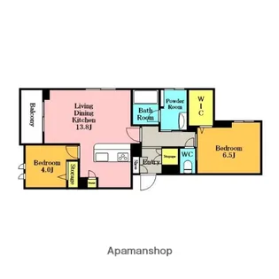 プレシア—ル【205号室】の間取り