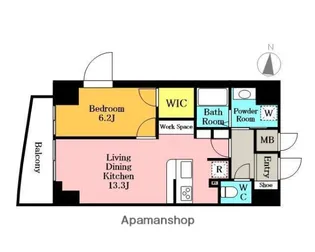 GRAND CIEL KAWAGUCHI【9階】の間取り