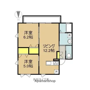 ドリームコートⅢ【201号室】の間取り