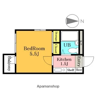 ATパレス【306号室】の間取り