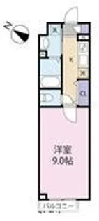 ブライト南浦和【4階】の間取り