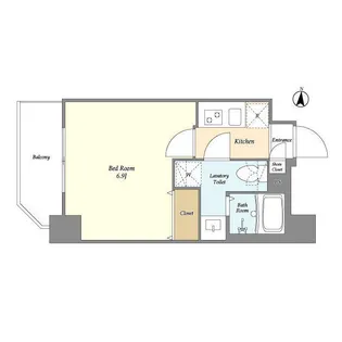 アルファコート蕨7【7階】の間取り