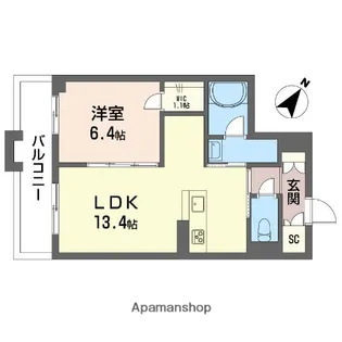 ラヴィベール【3階】の間取り
