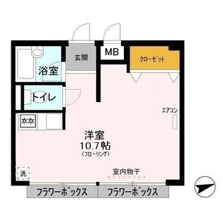 MM DAIMON【1階】の間取り