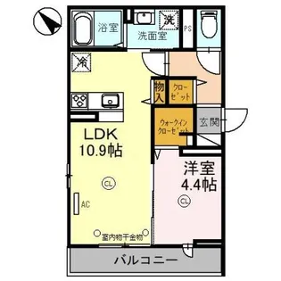 ARCーENーCIEL【2階】の間取り