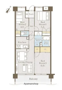 PLENDY東浦和【1階】の間取り