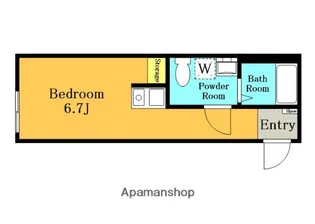 LIGHT HOUSE 蕨中央【2階】の間取り