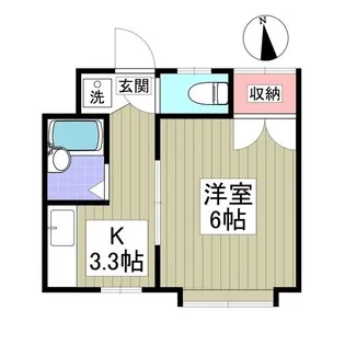 リブレス西川口ⅡB【2階】の間取り