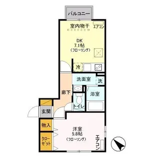 ウィステリア【1階】の間取り