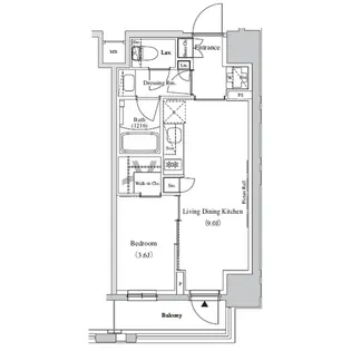 ザ・パークハビオ蕨【3階】の間取り